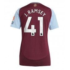 Aston Villa Jacob Ramsey #41 Hjemmedrakt Kvinner 2024-25 Kortermet